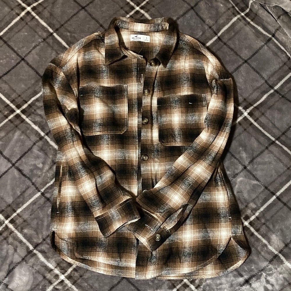 Oversized shirt jacket